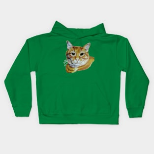 Golden Cat Placido Kids Hoodie